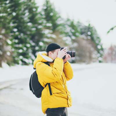 photography in the snow